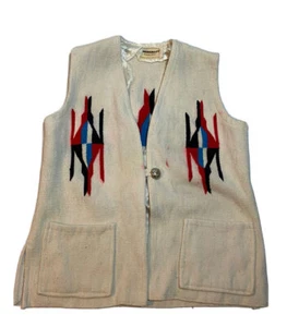 Vintage AMERICRAFT Chimayo Vest 18x23 C5 - Picture 1 of 10
