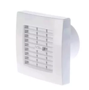 EUROPLAST Ventilatore Bagno 100mm Bianco Estrattore Ventilatore da Parete per WC Cucina X100 - Foto 1 di 2