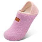 XIHALOOK House Shoes for Women Polar Fleece Slipper Socks Shoes for Indoor Purpl