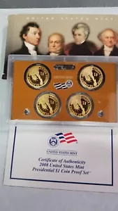 2008-S 4 Stck. Presidential Dollar Set DCAM (Beweis) - Bild 1 von 2