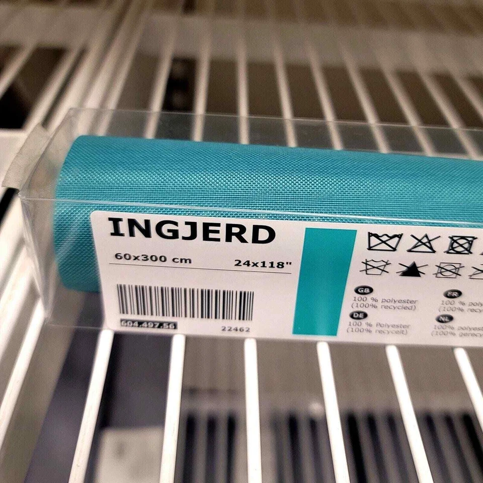 Ikea INGJERD Panel curtain green 24x118" 604.497.56