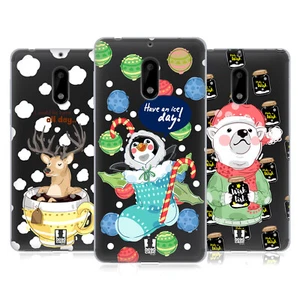 HEAD CASE DESIGNS CHRISTMAS ANIMALS SOFT GEL CASE FOR NOKIA PHONES 1 - Imagen 1 de 10