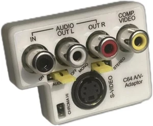 Commodore 64/128 AV Adaptor - S-Video Composite & 2ch Audio L/R - Picture 1 of 8