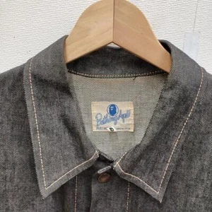 A Bathing Ape Bape Men's Coverall Jacket Denim Chore Blue Size M Rare 90s Y2K - Picture 1 of 4