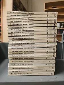 The Ocean World of Jacques Cousteau 20 Vol Hardcover Book Set 1973 Danbury Press - Picture 1 of 6