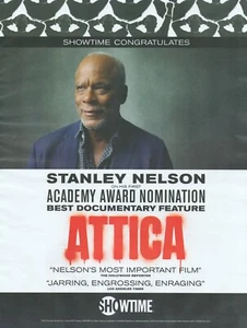 2022 STANLEY NELSON Academy Award Nomination PRINT AD Best Documentary SHOWTIME - Picture 1 of 1
