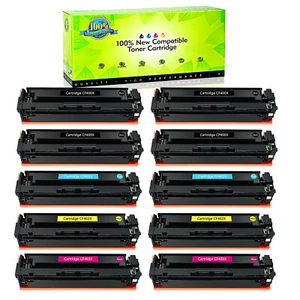 Toner 10 pièces BK C Y M CF400X 201X pour multifonction HP Color LaserJet Pro M277dw M277 M252dw - Photo 1/9