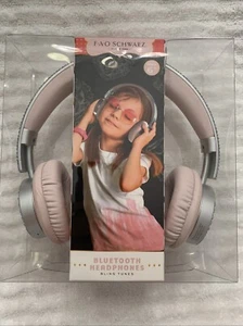 FAO Nero Bluetooth Wireless Strass Cuffie Bling Tunes - Foto 1 di 7