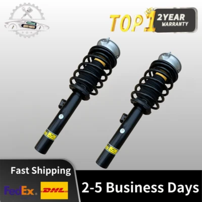 2 个前减震支柱组件适合宝马 E60 E61 525xi 530xi 528i 535i AWD 带 EDC — 第 1/4 张图片