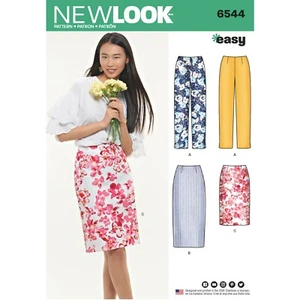 Pantaloni e gonne New Look Easy CUCIRE PATTERN 6544 Misses taglie 10-22 - Foto 1 di 6