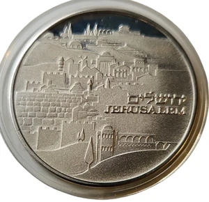 Israel 1989 Jerusalem of Gold State Medal 26g Silver - Picture 1 of 2