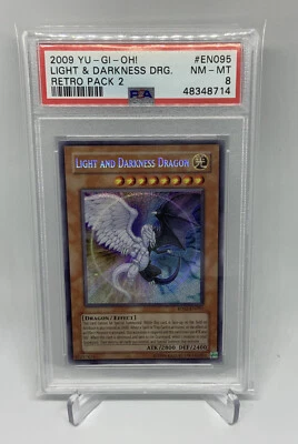 Yu-Gi-Oh! Light And Darkness Dragon [RP02-EN095 Secret Rare PSA NM - MT 8] - Image 1 of 2
