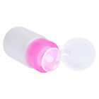 (Pink)60 Ml Pump Dispenser Bottle Nail Polish Remover Cleanser Dispenser Nail