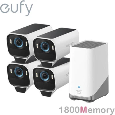 eufy Security eufyCam S3 Pro MaxColor Vision 4K Wireless Camera Solar HomeBase - Image 1 of 4
