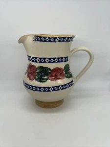 Nicht mehr produziert Vintage Nicholas Mosse irische Keramik Kilfane Rose Schwammware Krug 6,5 - Bild 1 von 13
