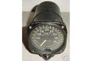 Vintage Boeing Airliner Cabin Altitude Selector / Indicator, 13050-10 - Foto 1 di 1