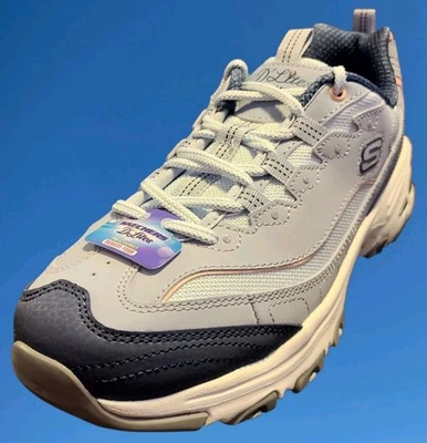 Skechers D'Lites POPULAR VOTE Light Blue Multi  Memory Foam Women's 9 🔥🔥🔥 - Image 1 of 4