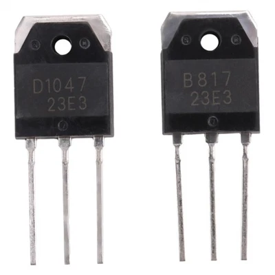2 silicon transistor - D 1047 + B 817, 200 V, 12 A X2P76319 - Imagen 1 de 4