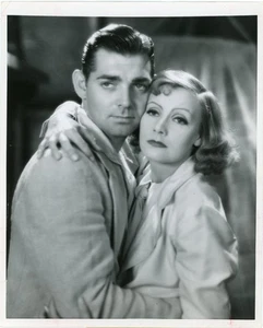 Clark Gable and Greta Garbo - Vintage Original UPI Photograph - Bild 1 von 2