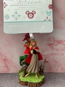 Disney Store 2020 Sketchbook Christmas Ornament Aurora Briar Rose NEW - Picture 1 of 3