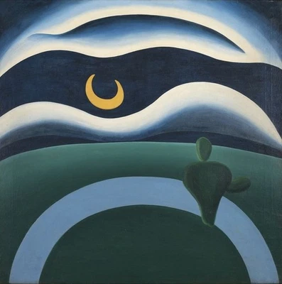 Tarsila do Amaral : The Moon : Brazilian Modernist Art Print 1928 - Image 1 of 2