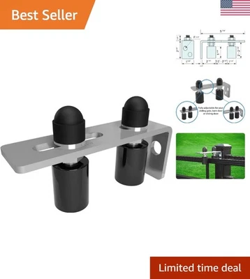 Guía de puerta de alta resistencia con rodillos de nailon para operación de puerta corredera sin esfuerzo Foto 1 de 4