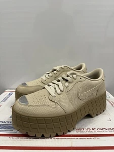 Nike Wmns Air Jordan 1 Low Brooklyn ‘Rattan Snake’ HF3184 200 Size 10.5 - Picture 1 of 6
