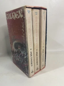 The Lord Of The Rings Trilogy Authorized Ed. JRR Tolkien Ballantine, 1970s - Picture 1 of 15