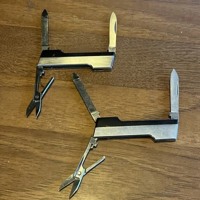 2- Vintage 1970s Vernco HI-CV Seki Japan Small 2.87" Folding Pocket Knife - Image 1 of 4