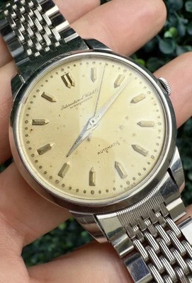 1954 IWC Vintage Cal. 853 Automatic Stainless Steel 35mm Watch Stelux Bracelet - Image 1 of 4