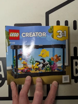 Lego Creator Fish Tank 31122 Instruction Manual Only 1 Book Only! No Legos - Image 1 of 2