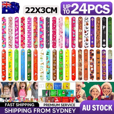 Wrist Snap Slap Bands Kids Party Favor Novelty Toys Play Christmas Xmas Band - image 1 of 4