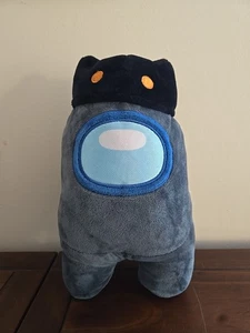 Peluche Among Us Wave 12" Toikido Gatto Ufficiale Grigio Nero Halloween - Foto 1 di 6