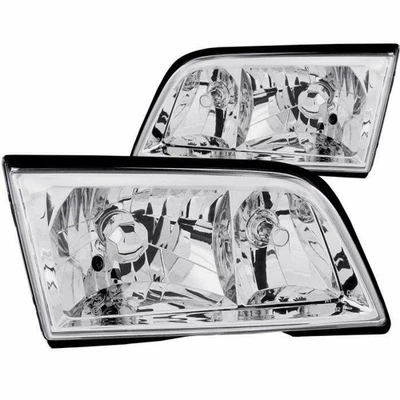 ANZO For Mercedes-Benz C220/C230/C280 1994-2000 Crystal Headlights Chrome - Image 1 of 4