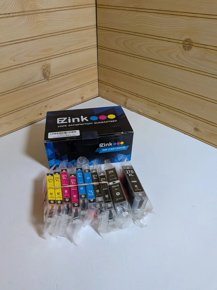 EZink  set  of 10 ink cartridges- 271 XL/270XL  Sealed Brand New With Box  - Image 1 of 1