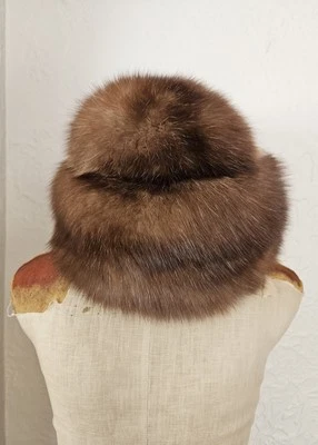 Russian Sable Sobol Barguzin Fur Hat Ushanka Beanie Size Small/XS - Image 1 of 4