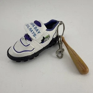 Tampa Bay DEVIL RAYS Vintage Mini Cleat BASEBALL Bat Key Chain VTG 2000 Y2K - Picture 1 of 14