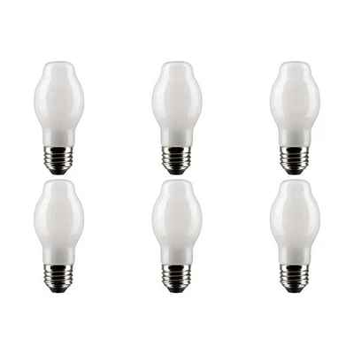 SATCO 5W BT15 LED - White - Medium base - 4000K - 6PK - Image 1 of 4