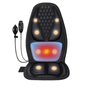 Comrelax Back Massage Chair Pad with 3D Lumbar Support, Electric Back Massager51 - Picture 1 of 8