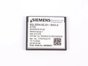 Tarjeta CompactFlash Siemens SINAMICS S 120 6SL3054-0EJ01-1BA0-Z Z=F02 -2301218 - Imagen 1 de 2