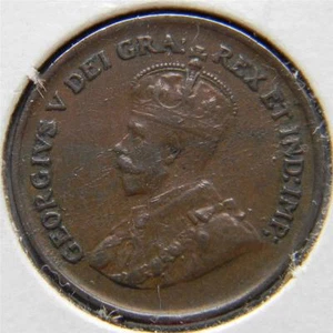 CANADA, George V: 1929 bronze Cent; XF+ - Picture 1 of 1