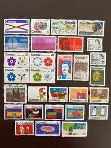 Estampillas de Canadá - 1970 SELLOS DE CANADÁ COLECCIÓN ANUAL Juego de año completo (enero-diciembre) - Imagen 1 de 1