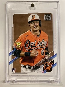 Ryan Mountcastle RC 2021 Topps Series 1 Baltimore Orioles Gold Cup Rookie Card - Bild 1 von 12
