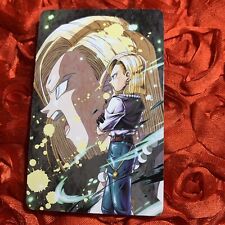 Android #18 DRAGON BALL Z Saiyan Gold ACG Goddess Story Manga Anime Girl CARD