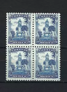 Mexico 1923 Sc# 691 Josefa Ortiz Dominguez monument block 4 MNH - Picture 1 of 1