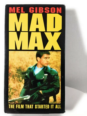 Mad Max with Mel Gibson VHS Cult Classic Dystopia 1979 - Image 1 of 3