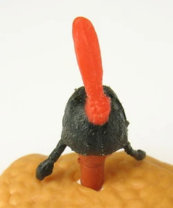 TIMPO TOYS - Indianer Kopf - einzelne feste Feder - rot - Indian head - Picture 1 of 1