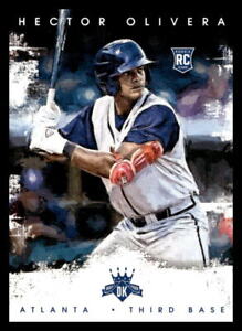 2016 Panini Diamond Kings 166 Hector Olivera   Atlanta Braves Baseball Card