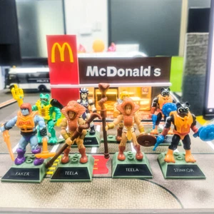 8X Mega Bloks Masters Of The Universe Snake Mountain Ram Man Stratos He Man Toys - Picture 1 of 5
