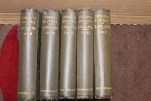 Froudes History Of England Volumes 2, 3, 4, 7, 10 - Foto 1 di 7